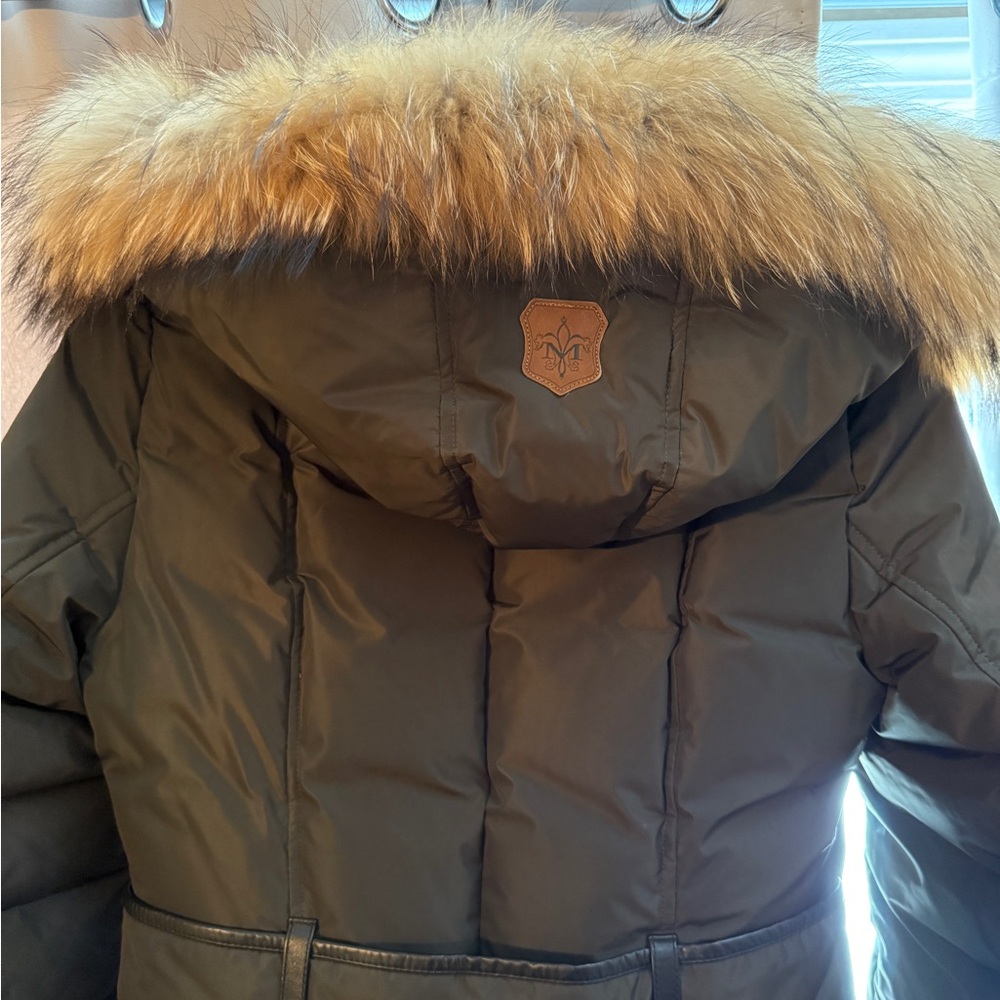 MACKAGE - 💯 Authentic Adali - Down Coat with Natural Fur !!! Size M - Picture 10 of 11